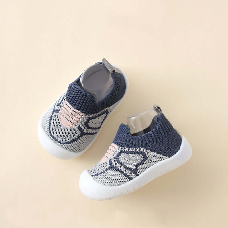 Image of Premium Newborn Anti Slip Socks - Sale! Breathable Mesh Shoes for Baby Boys and Girls (0-4 yrs). Shop now at OleOle for ultimate comfort and style.