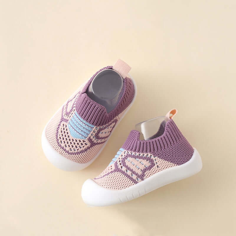 Image of Premium Newborn Anti Slip Socks - Sale! Breathable Mesh Shoes for Baby Boys and Girls (0-4 yrs). Shop now at OleOle for ultimate comfort and style.