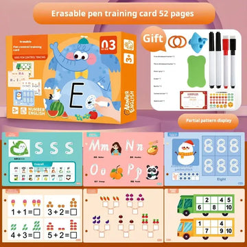Early Learning Pen Control Training Book - Ideal for Ages 3 and Up!