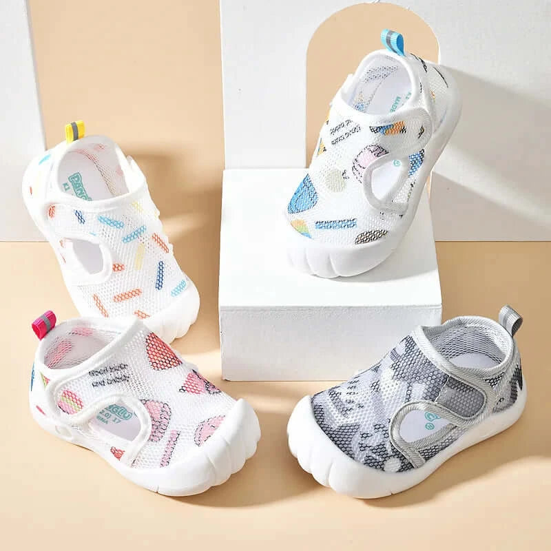 Image of Baby Breathable Mesh Shoes - Comfortable and durable footwear for newborns and toddlers. Shop now at OleOle.