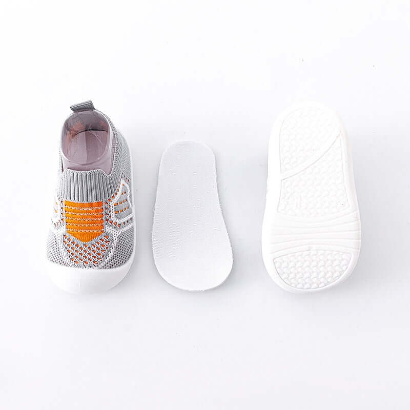 Image of Premium Newborn Anti Slip Socks - Sale! Breathable Mesh Shoes for Baby Boys and Girls (0-4 yrs). Shop now at OleOle for ultimate comfort and style.