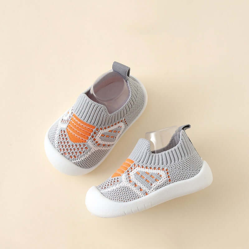 Image of Premium Newborn Anti Slip Socks - Sale! Breathable Mesh Shoes for Baby Boys and Girls (0-4 yrs). Shop now at OleOle for ultimate comfort and style.