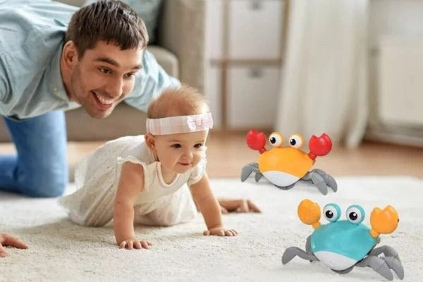 Image of Adorable Crawling Crab and Octopus Toys for Babies from OleOle