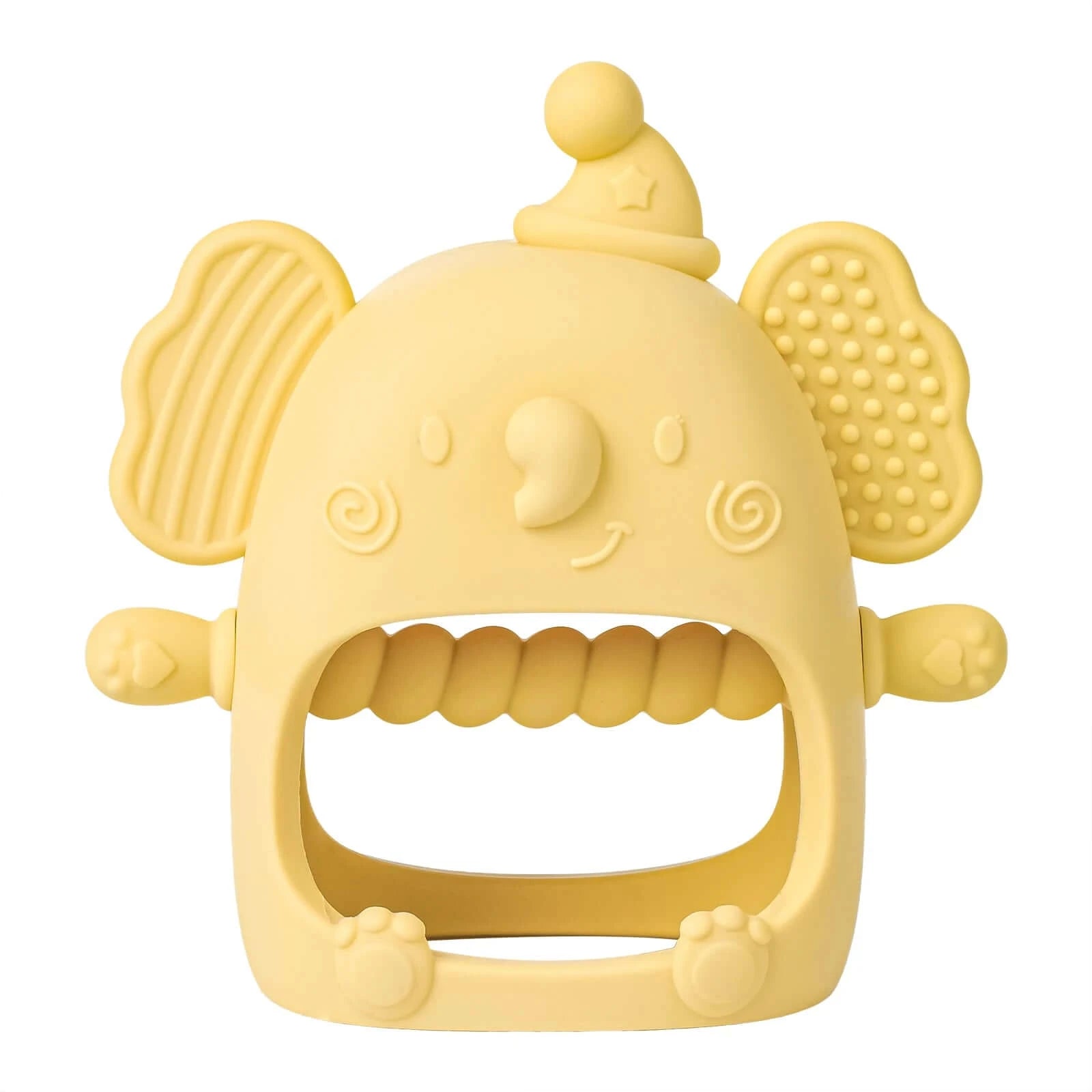 Image of Cute Elephant Teether – BPA Free, Safe Infant Teething Toy. Shop now at OleOle.