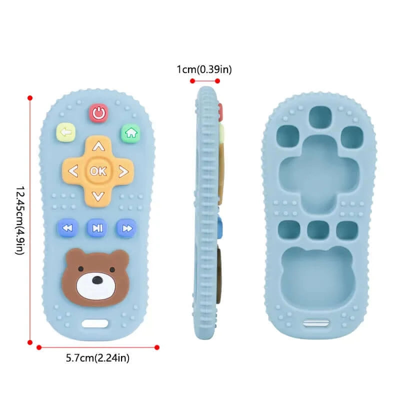 Image of Baby Silicone Teether Toys – Remote Control Shape. Soothing relief for teething. On sale now at OleOle.