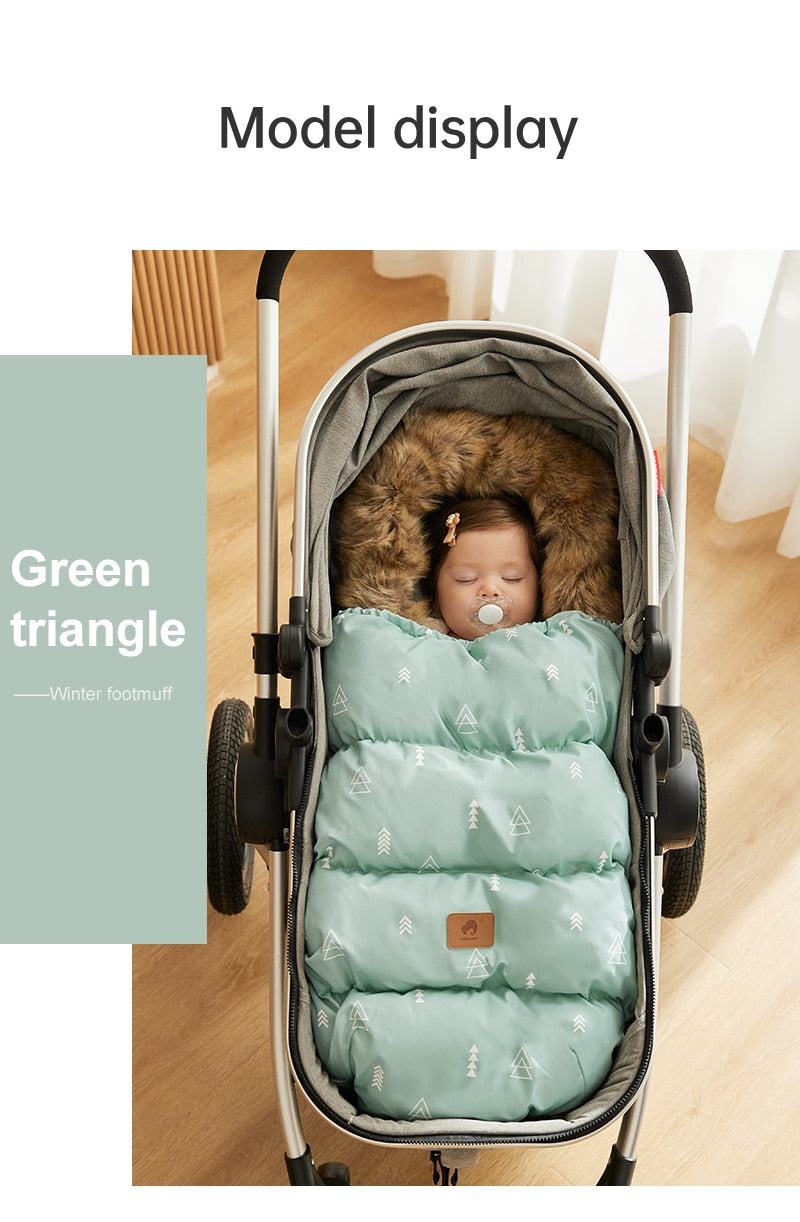 Baby stroller shop with footmuff