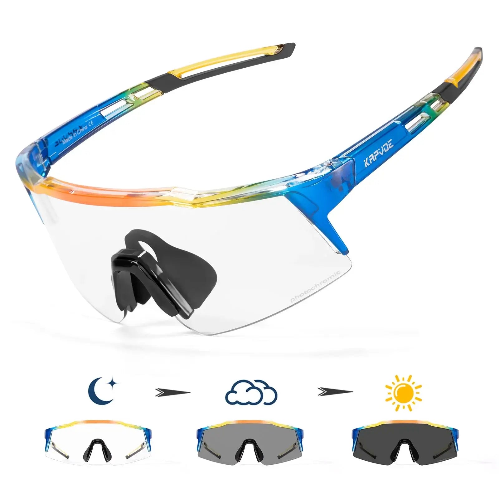 Kids polarized sports goggles with interchangeable lenses for outdoor activities and UV400 protection.