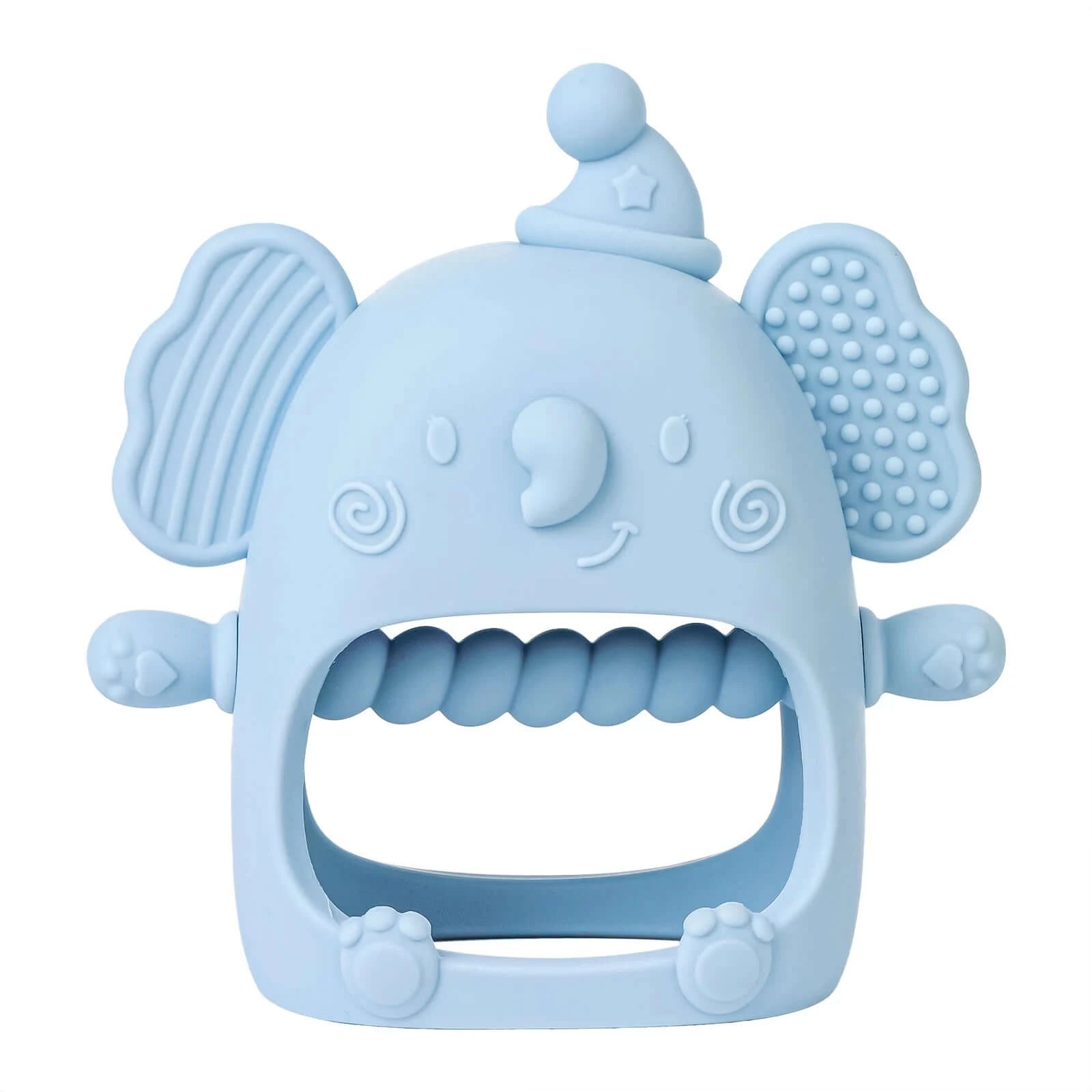 Image of Cute Elephant Teether – BPA Free, Safe Infant Teething Toy. Shop now at OleOle.