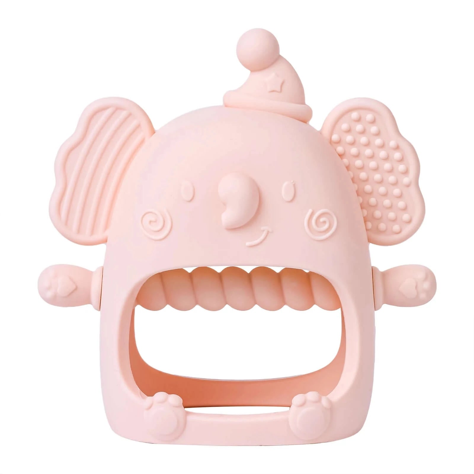 Image of Cute Elephant Teether – BPA Free, Safe Infant Teething Toy. Shop now at OleOle.