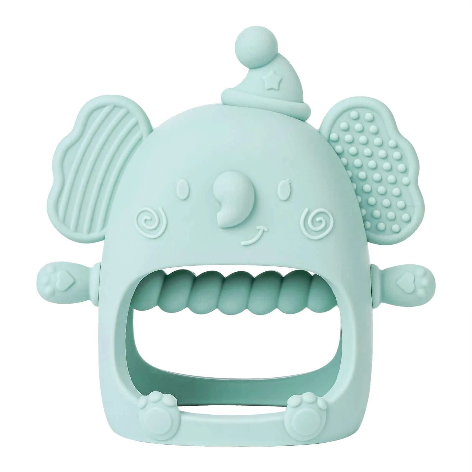 Image of Cute Elephant Teether – BPA Free, Safe Infant Teething Toy. Shop now at OleOle.