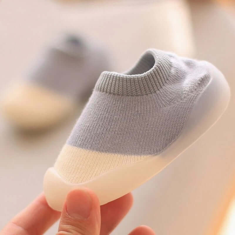 Image of Soft soled infant socks shoes for cozy steps - Ideal for baby boys and girls (0-4 yrs). Shop now at OleOle.