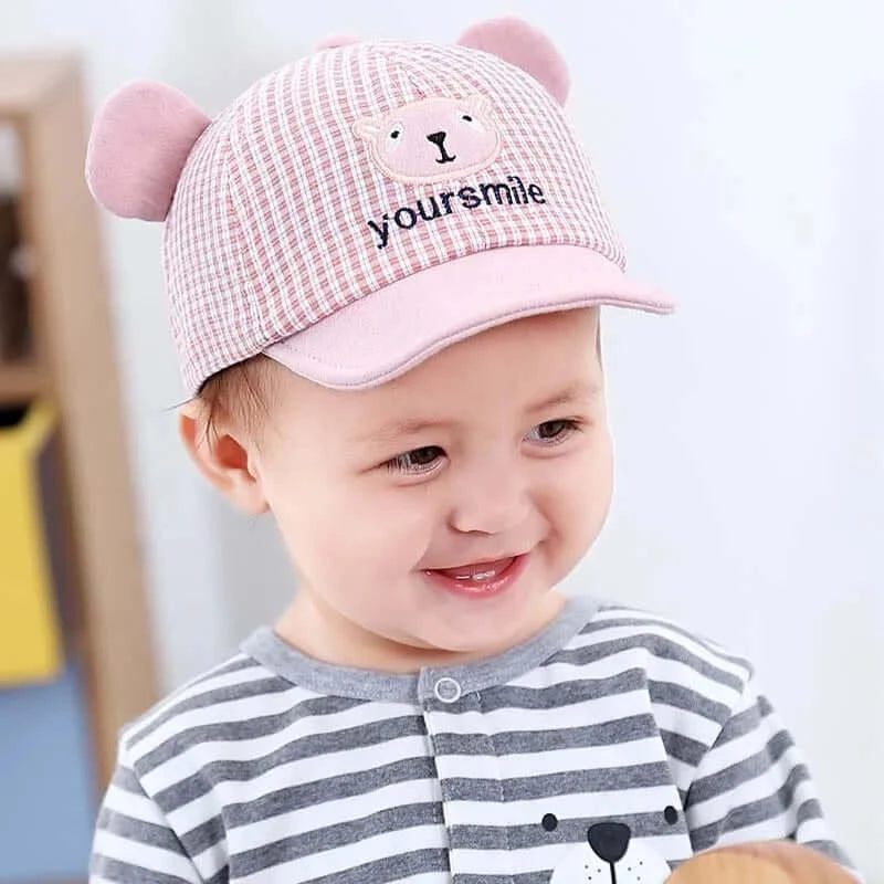 Image of Baby Baseball Caps: Stylish & Protective Hats for 6m - 3 years, On Sale Now! Shield your little one with fashion and sun safety. Shop today at OleOle!