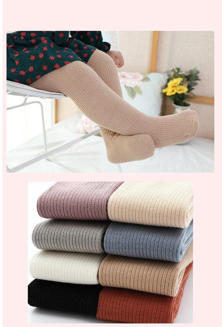 Image of Cute and Cosy Knitted Baby Girl Pantyhose, Sizes 0-6yrs - Perfect for Every Little Fashionista! Shop now at OleOle.