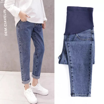 High Waist Taper Maternity Jeans (M-XXL)