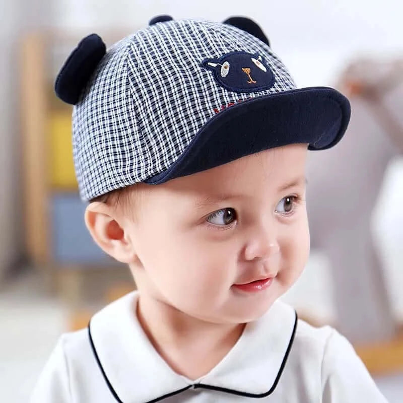 Image of Baby Baseball Caps: Stylish & Protective Hats for 6m - 3 years, On Sale Now! Shield your little one with fashion and sun safety. Shop today at OleOle!