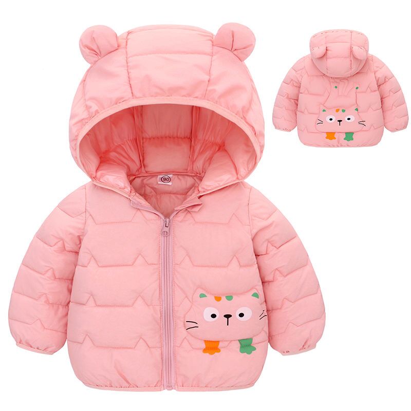 Image of Stylish Hooded Down Jackets for Baby (1-5 yrs) – Warmth and Fashion in Every Stitch! Shop now at OleOle.