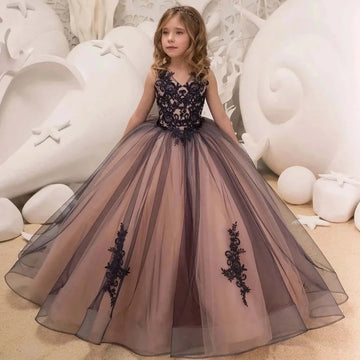 OleOle Elegant Ball Gown Flower Party Dress for Girls (3 - 9 years)