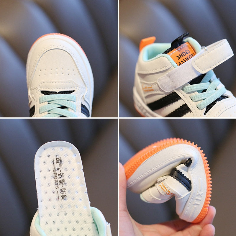 Image of Kids Anti-slip Sneakers: Stylish & comfy shoes for girls and boys (18 months - 5 years). Soft, breathable, and safe for little explorers!