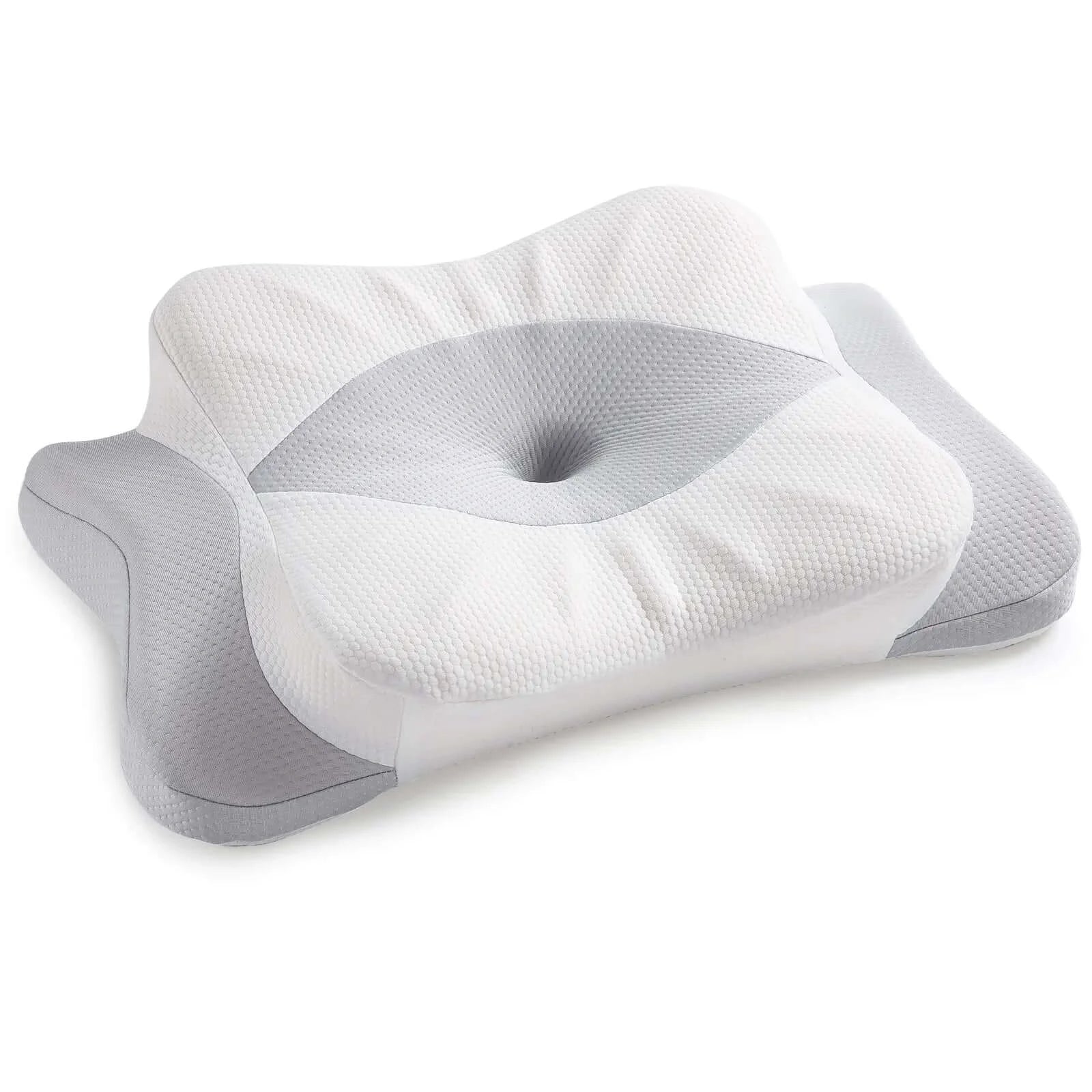 Image of OleOle Ergonomic Memory Foam Pillow - Perfect for Side, Back, and Stomach Sleepers ultimate comfort & support.