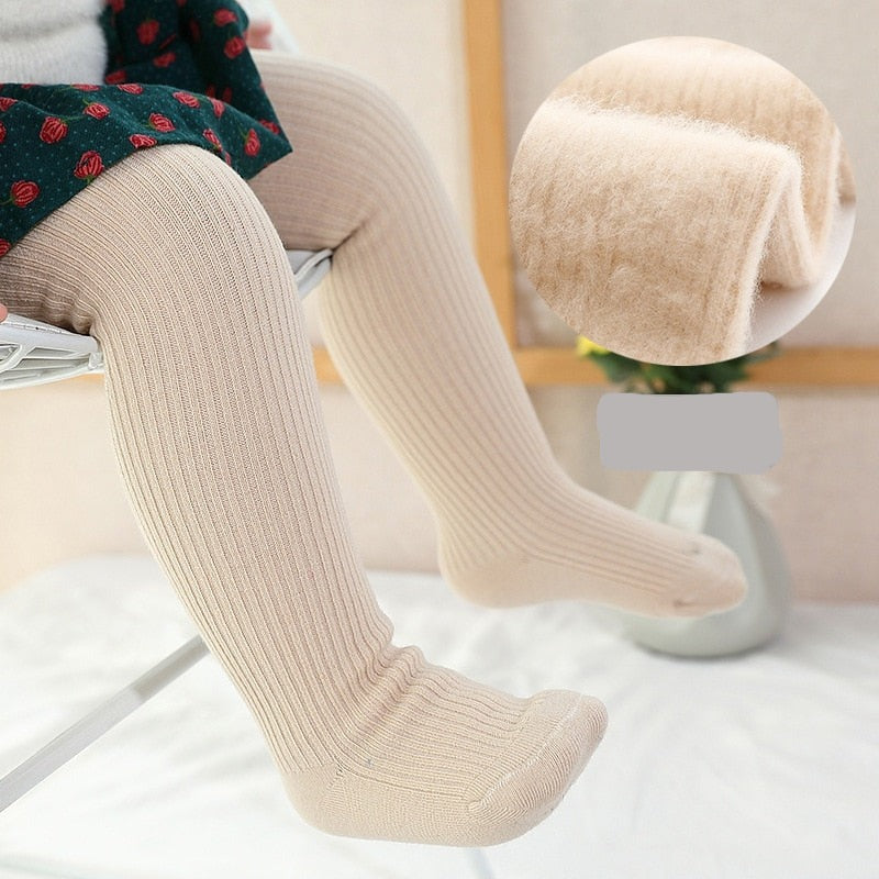 Image of Cute and Cosy Knitted Baby Girl Pantyhose, Sizes 0-6yrs - Perfect for Every Little Fashionista! Shop now at OleOle.