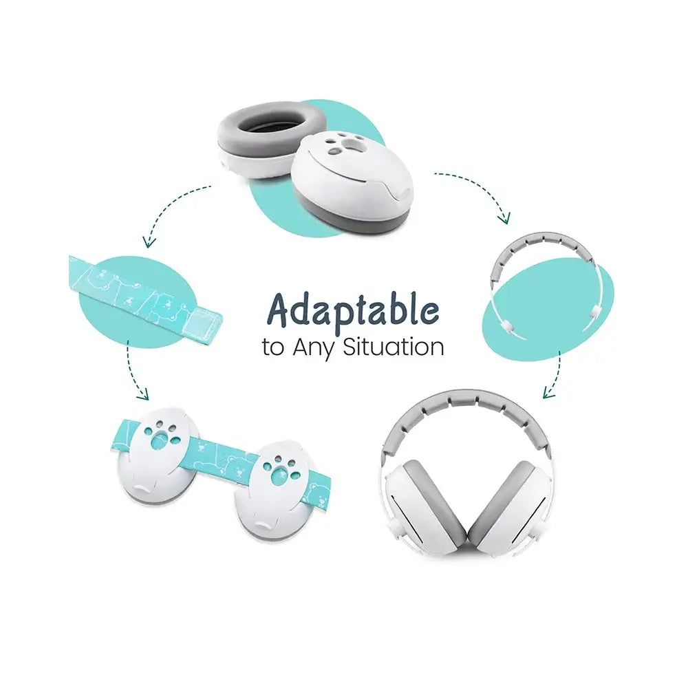 White and gray electronic device with blue accents on a white background, labeled 'Adaptable to Any Situation'.