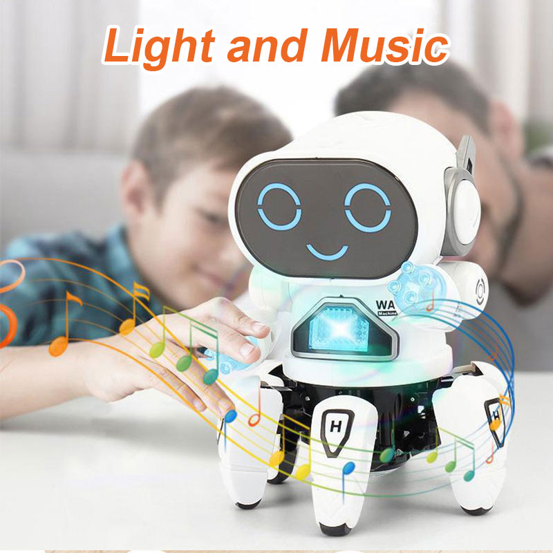 Image of Dancing Octopus Robot Toy: On Sale at OleOle - Musical & LED Fun. Perfect, Educational Gift for Kids. Limited Time Offer!