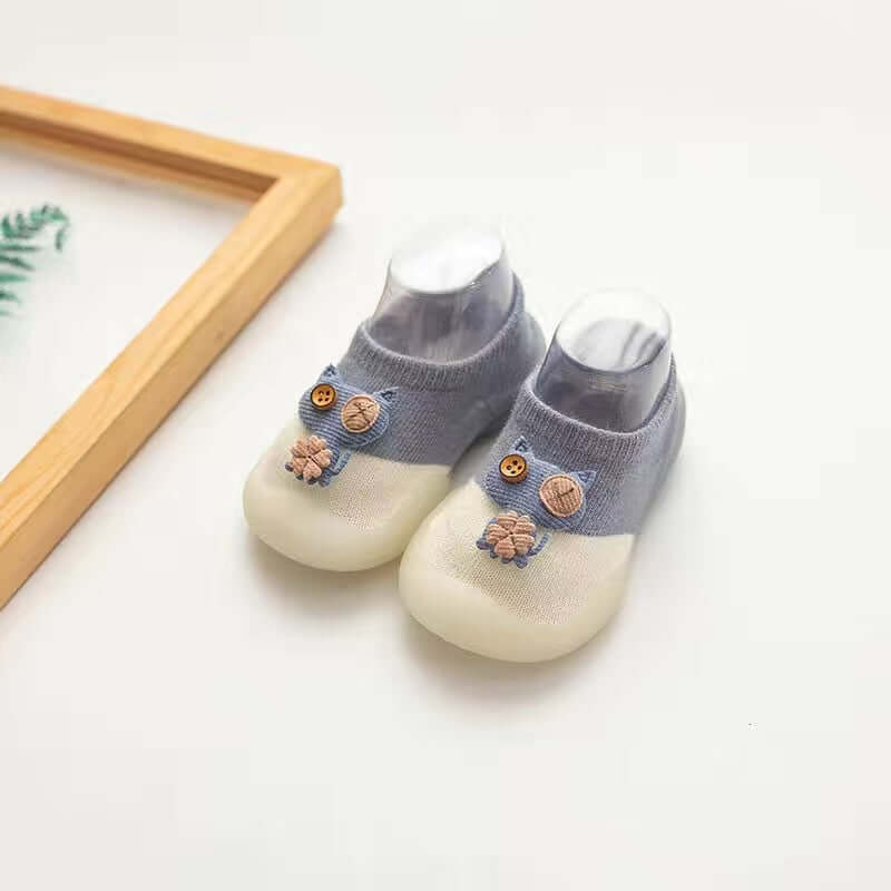 Image of Soft soled infant socks shoes for cozy steps - Ideal for baby boys and girls (0-4 yrs). Shop now at OleOle.