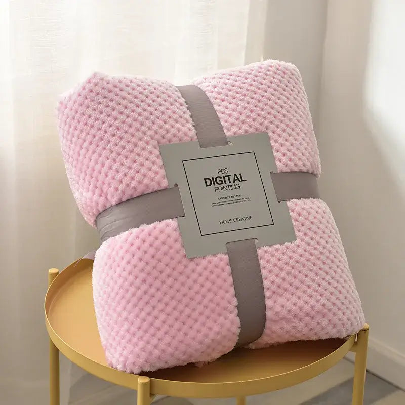 Image of Winter Warm Soft Fleece Baby Blanket - Snuggle Up in Style - Ideal for Newborns, Infants, Toddlers. Shop now at OleOle!