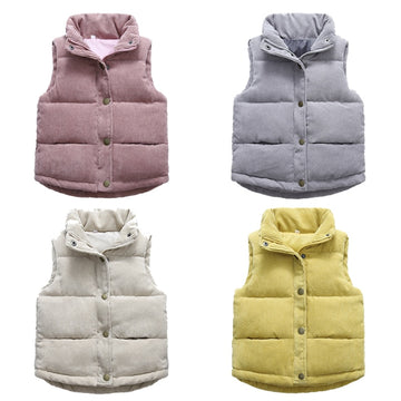 Image of Cosy Kids Thicken Vest: Stylish warmth for boys & girls (2-10 yrs). Ideal winter fashion! Shop now at OleOle.