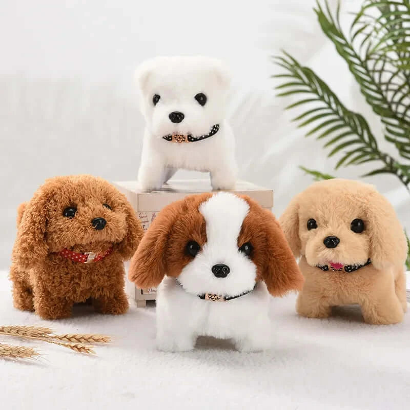 Image of Cute Electric Plush Dog Toy – Perfect for Kids 2+, Realistic and Cuddly, Best Interactive Dog Toy. Shop now at OleOle.