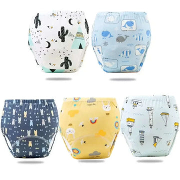 Reusable Baby Nappies - Toilet Training Pants (5pcs Set)