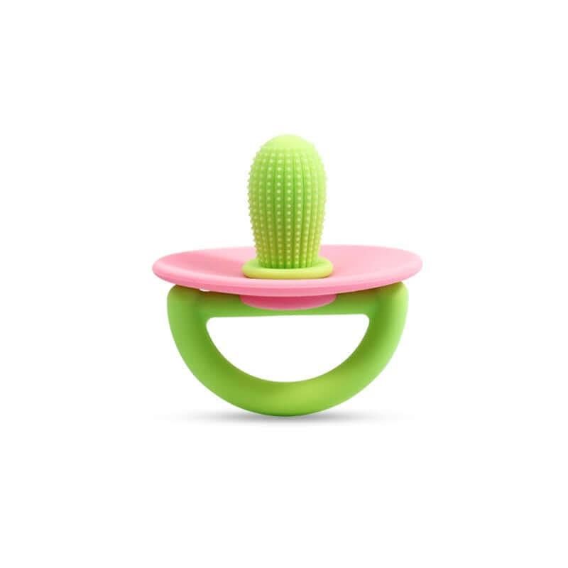 Image of Cactus Pacifier Clip & Teether - BPA-Free, Luxury Newborn Gift. On Sale Now at OleOle! Ensure safety and style for your baby.