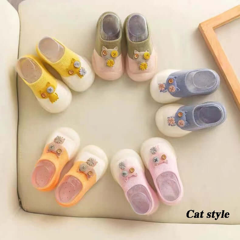 Image of Soft soled infant socks shoes for cozy steps - Ideal for baby boys and girls (0-4 yrs). Shop now at OleOle.