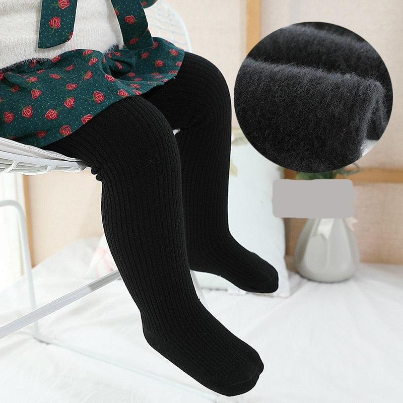 Image of Cute and Cosy Knitted Baby Girl Pantyhose, Sizes 0-6yrs - Perfect for Every Little Fashionista! Shop now at OleOle.