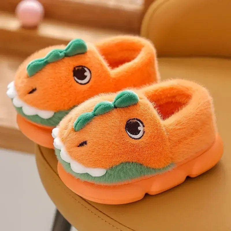 Image of Cartoon Winter Slipper Shoes for Kids | Warm, Non-Slip, Cute Animal Designs. Shop now at OleOle.