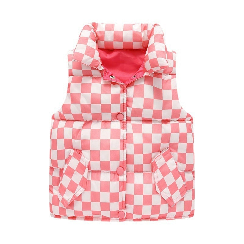 Image of Cosy Kids Thicken Vest: Stylish warmth for boys & girls (2-10 yrs). Ideal winter fashion! Shop now at OleOle.