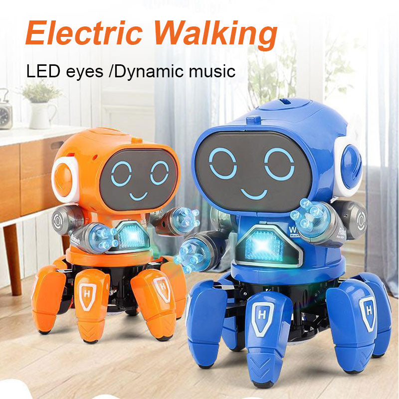 Image of Dancing Octopus Robot Toy: On Sale at OleOle - Musical & LED Fun. Perfect, Educational Gift for Kids. Limited Time Offer!