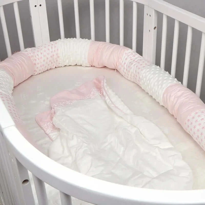 Image of Cotton Cot Cushion Bumpers - Safety and Comfort Solution for Baby Cots. Shop now at OleOle.