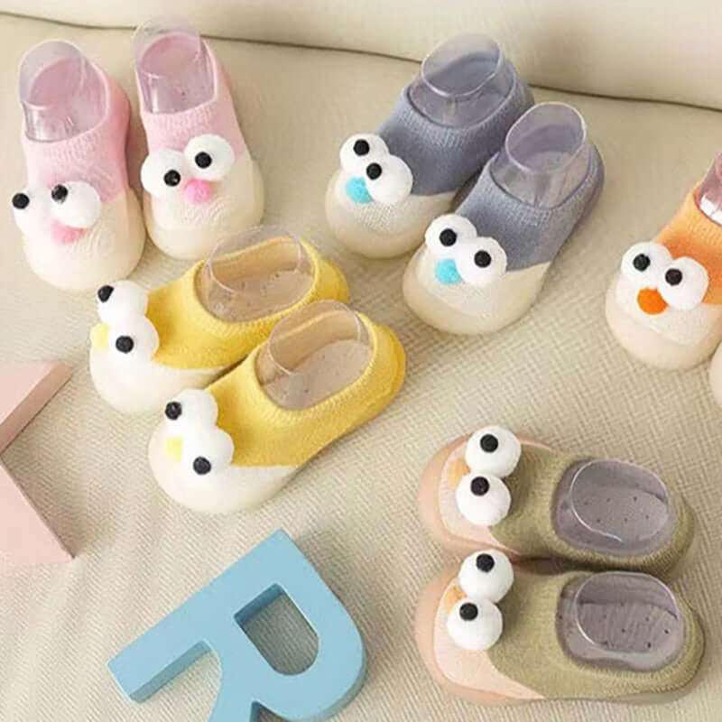 Image of Soft soled infant socks shoes for cozy steps - Ideal for baby boys and girls (0-4 yrs). Shop now at OleOle.