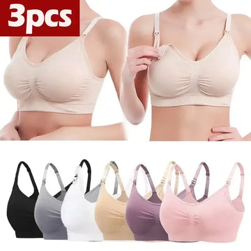 Breastfeeding Nursing Bra 3Pcs Set