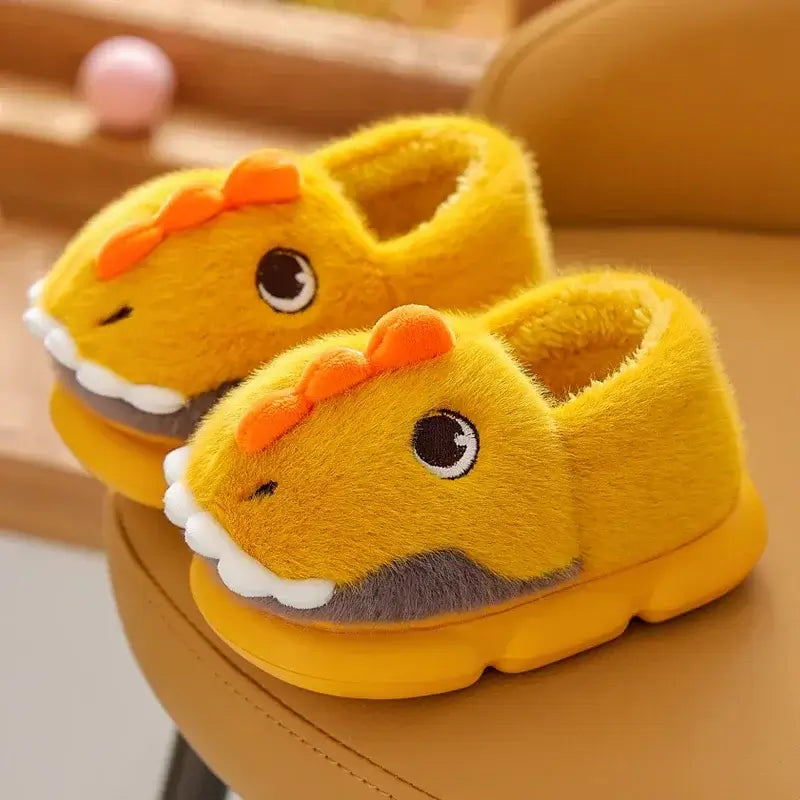 Image of Cartoon Winter Slipper Shoes for Kids | Warm, Non-Slip, Cute Animal Designs. Shop now at OleOle.