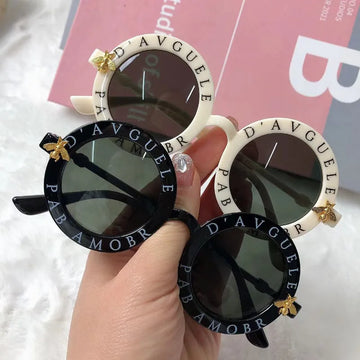 OleOle Trendy Round Shape Sunglasses for Girls (3 - 8 years)