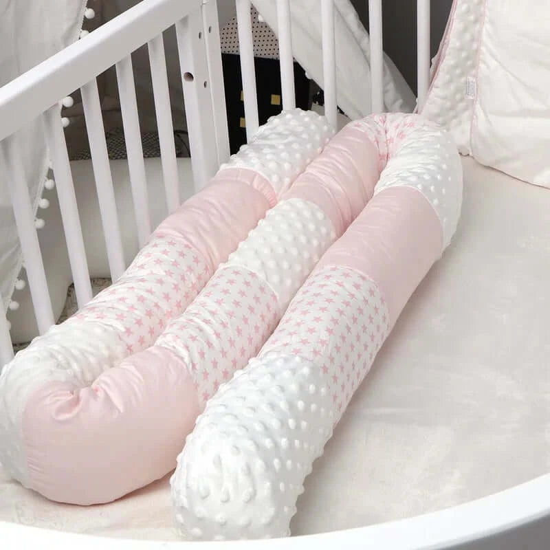 Image of Cotton Cot Cushion Bumpers - Safety and Comfort Solution for Baby Cots. Shop now at OleOle.