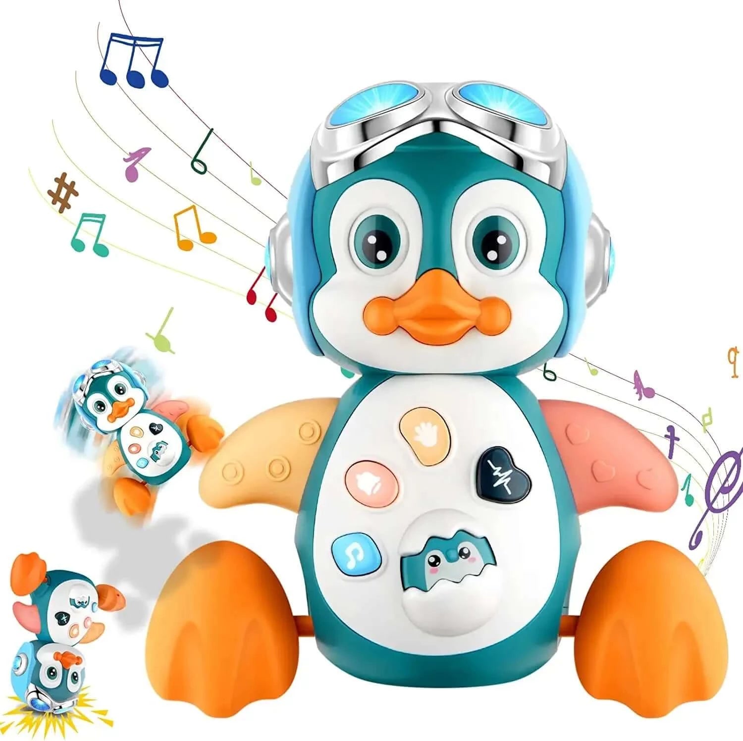 Image of Multifunctional Musical Penguin Toy - Perfect Baby Activity Companion for Learning and Play. Shop now at OleOle.