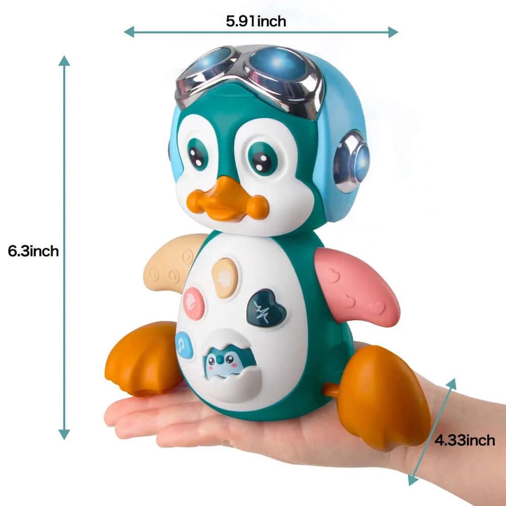 Image of Multifunctional Musical Penguin Toy - Perfect Baby Activity Companion for Learning and Play. Shop now at OleOle.