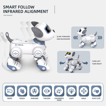 OleOle Smart Robot Stunt Dog with Remote - Fun & Educational Toy for Kids (3+ Years)
