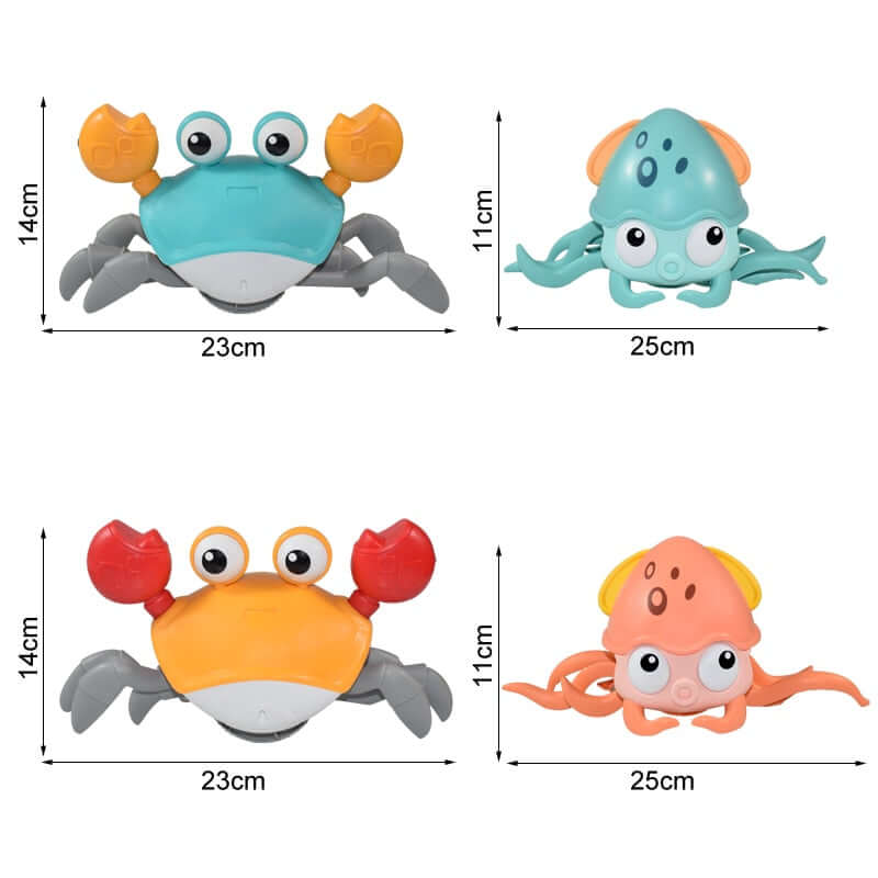 Image of Crawling Crab Octopus Toy - Engage and Delight with Adorable, Interactive Playtime. Shop now at OleOle.