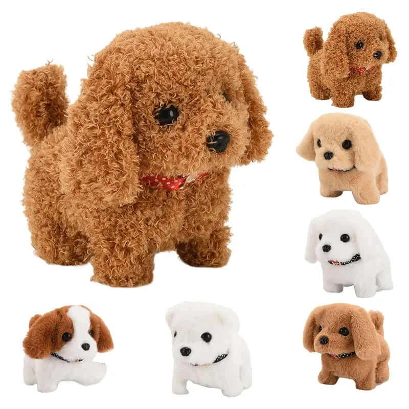 Image of Cute Electric Plush Dog Toy – Perfect for Kids 2+, Realistic and Cuddly, Best Interactive Dog Toy. Shop now at OleOle.