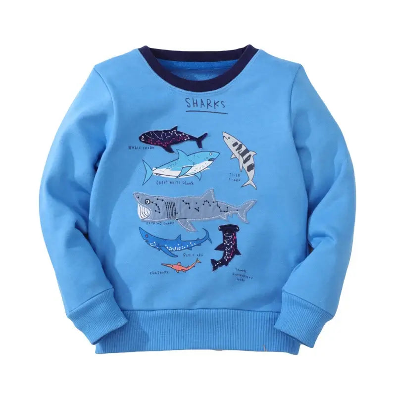 Anime Baby Boys Sweatshirts - Quality Cotton, Full Sleeve, for Kids 2-6 Years