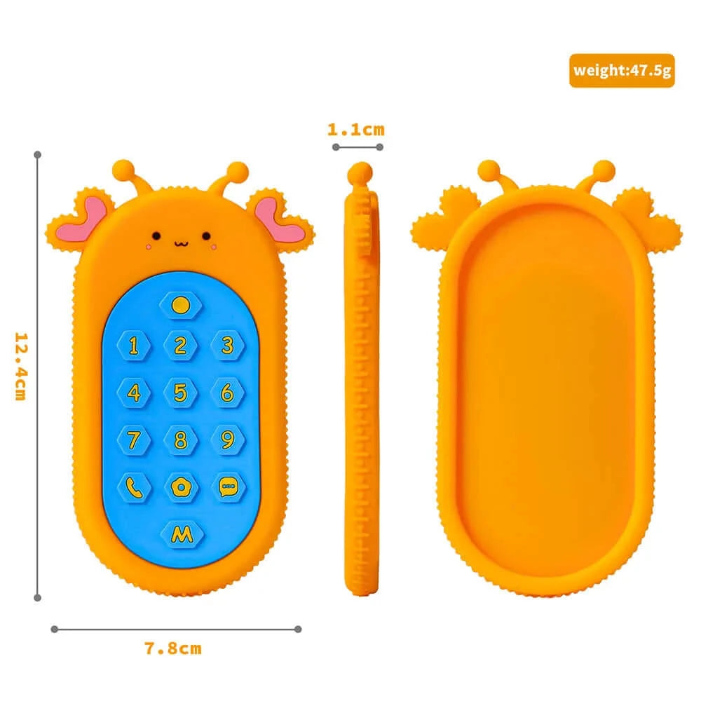 Image of Baby Silicone Teether Toys – Remote Control Shape. Soothing relief for teething. On sale now at OleOle.